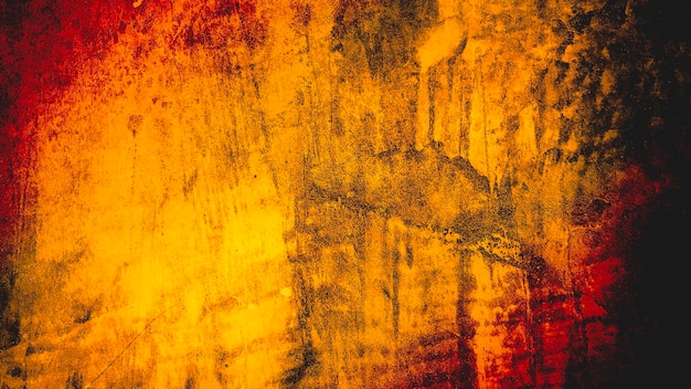 Foto gratuita fondo de patrón de yeso de textura de pared de estuco de oro abstracto amarillo