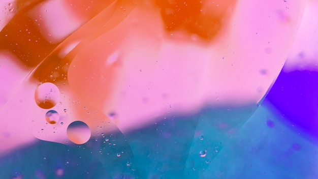 Fondo pintado abstracto con burbuja de aire