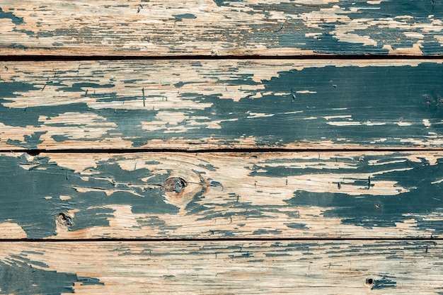 Fondo de piso de madera dañado