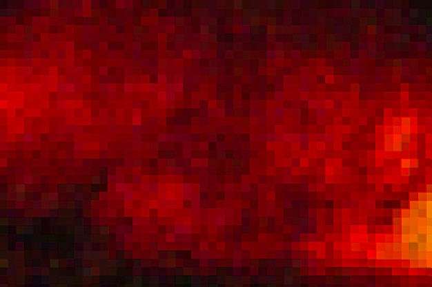 Fondo pixelado con tonos rojos