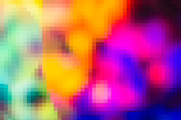 Foto gratuito fondo de píxeles abstractos y coloridos