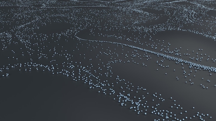 Foto gratuito fondo de pliegues ondulados geométricos abstractos