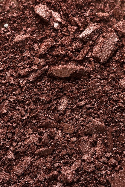 Fondo de polvo de maquillaje bronceador roto