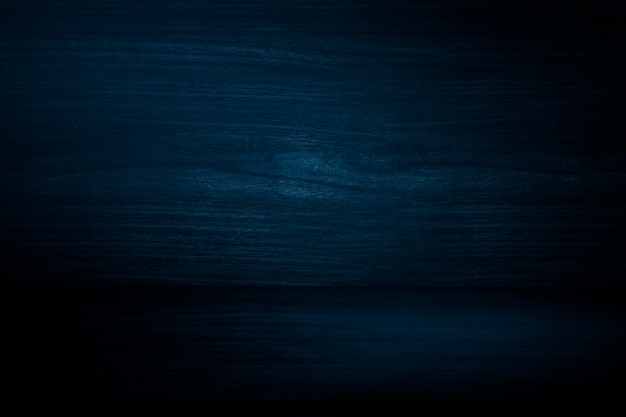 Foto gratuita fondo de producto de pared de madera azul oscuro liso
