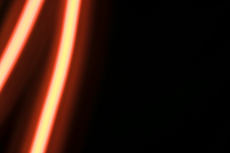 Foto gratuito fondo de rayas de luz de neón