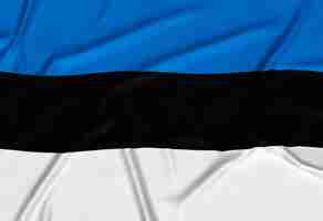 Foto gratuita fondo realista de la bandera de estonia