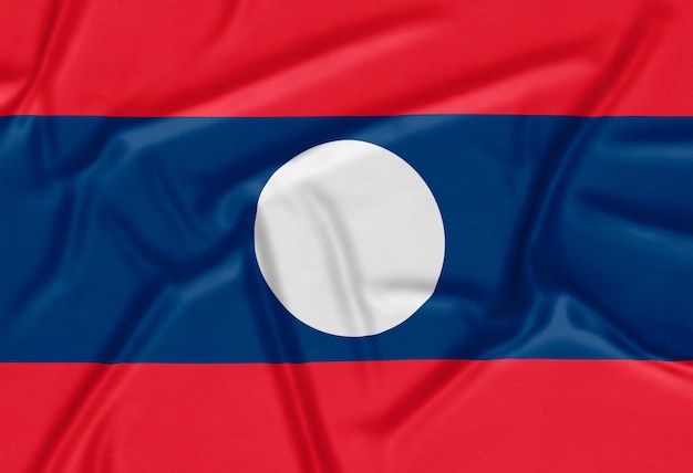 Foto gratuita fondo realista de la bandera de laos