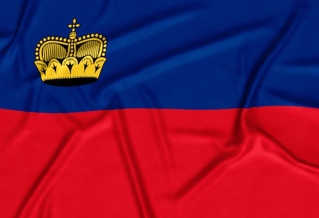 Foto gratuita fondo realista de la bandera de liechtenstein