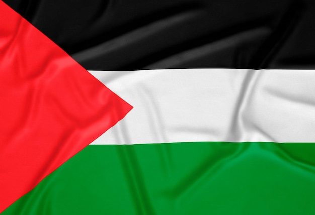 Foto gratuita fondo realista de la bandera de palestina