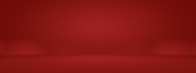 Fondo rojo suave de lujo abstracto Diseño de diseño de San Valentín de Navidad Plantilla web de estudio Informe comercial con color degradado de círculo suave