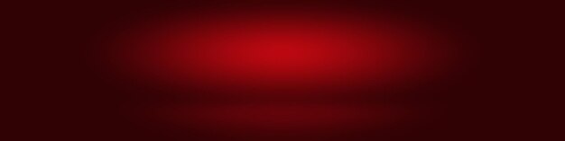 Fondo rojo suave de lujo abstracto Diseño de diseño de San Valentín de Navidad Plantilla web de estudio Informe comercial con color degradado de círculo suave