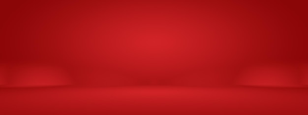 Foto gratuita fondo rojo suave de lujo abstracto diseño de diseño de san valentín de navidad plantilla web de estudio informe comercial con color degradado de círculo suave