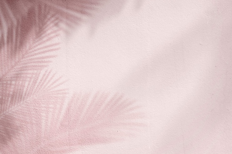 Foto gratuito fondo rosa con palmera