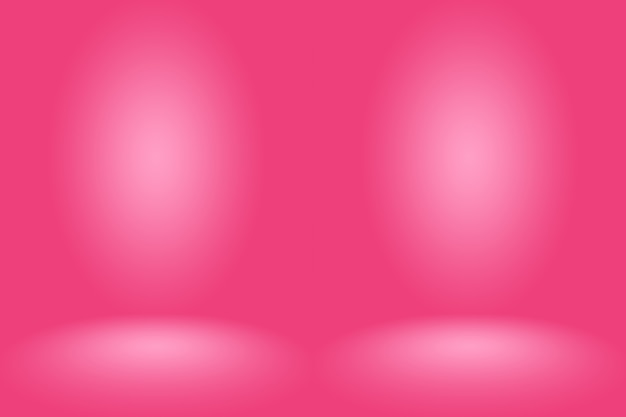 Foto gratuita fondo rosado abstracto diseño de diseño de san valentín de navidad, estudio, sala, plantilla web, informe comercial con color degradado de círculo suave.