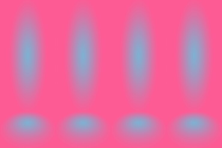 Foto gratuito fondo rosado abstracto diseño de diseño de san valentín de navidad, estudio, sala, plantilla web, informe comercial con color degradado de círculo suave.