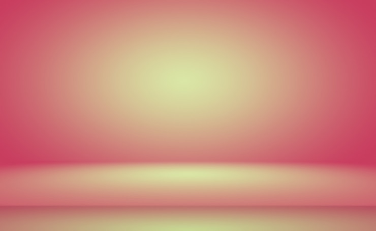 Foto gratuito fondo de sala de estudio rosa claro liso vacío abstracto, uso como montaje para exhibición de productos, banner, plantilla.