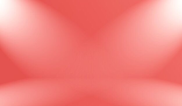 Fondo de sala de estudio rosa claro liso vacío abstracto, uso como montaje para exhibición de productos, banner, plantilla.
