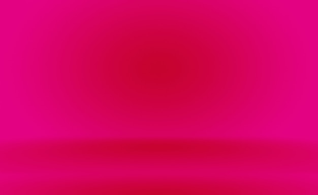 Fondo de sala de estudio rosa claro liso vacío abstracto uso como montaje para exhibición de productos ...