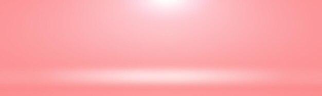 Fondo de sala de estudio rosa claro suave vacío abstracto Úselo como montaje para la plantilla de exhibición de productos