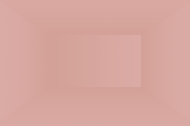 Fondo de sala de estudio rosa claro suave vacío abstracto, Usar como montaje para exhibición de productos, pancarta, plantilla.
