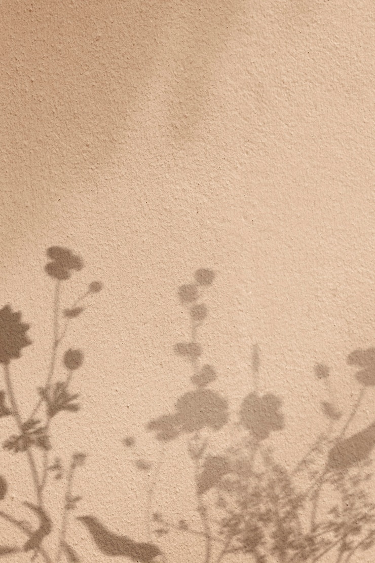 Foto gratuito fondo con sombra de campo floral