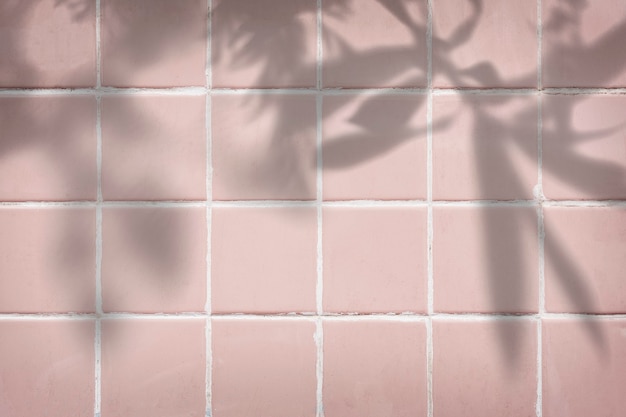 Foto gratuita fondo de textura de azulejos de color rosa pastel