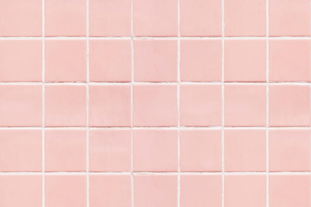 Fondo de textura de azulejos cuadrados rosa