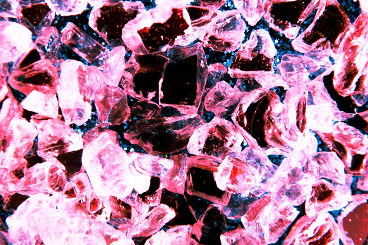 Foto gratuito fondo de textura brillante con cristales