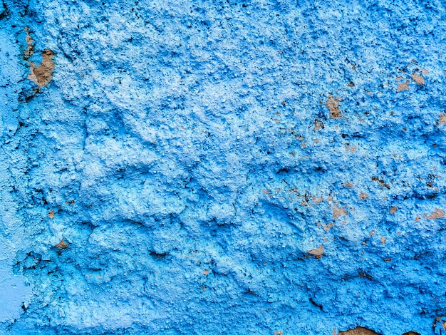 Fondo de textura de gotelé azul.