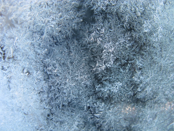 Foto gratuito fondo de textura helada abstracta de primer plano