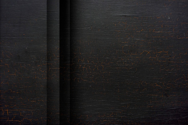 Foto gratuita fondo de textura de madera negra agrietada