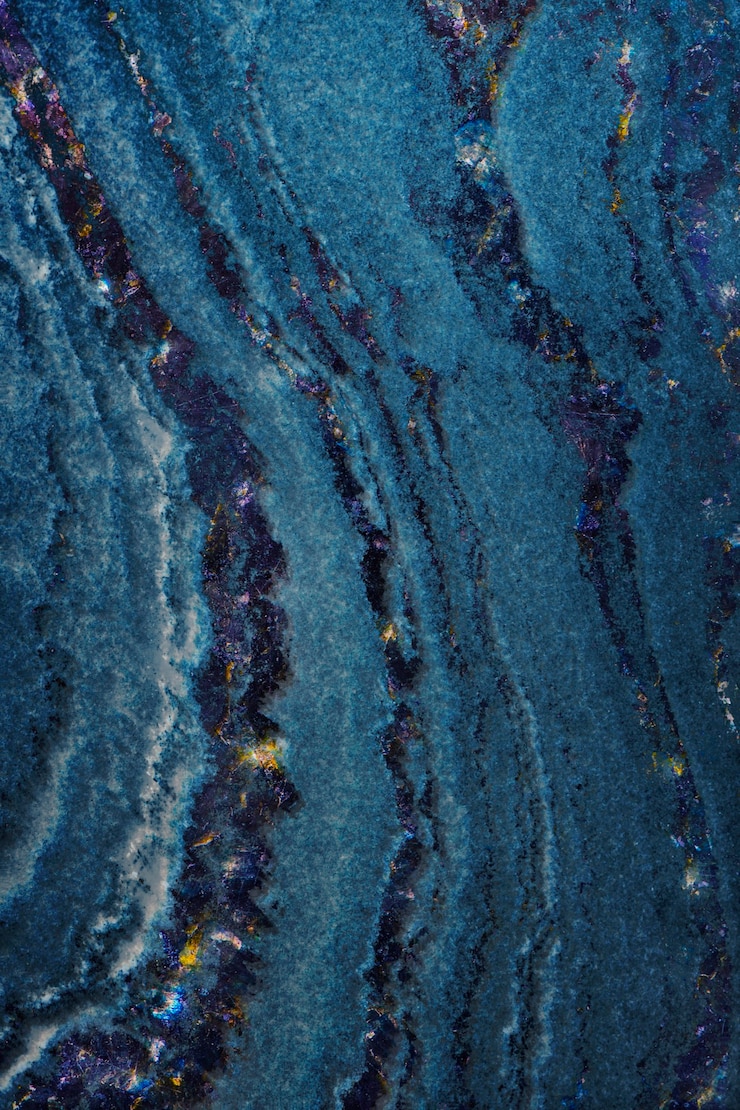 Foto gratuito fondo de textura de mármol azul en capas