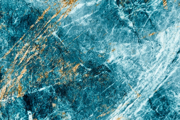 Fondo con textura de mármol azul y oro