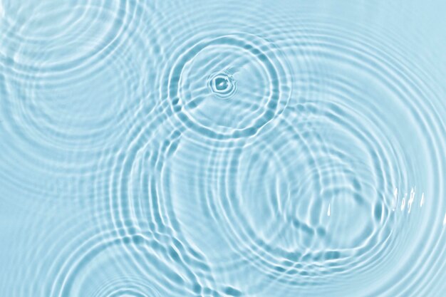 Fondo de textura de ondulación de agua, diseño azul
