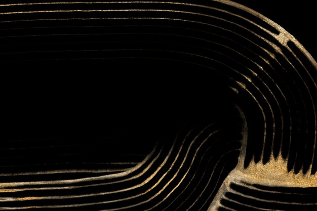 Fondo de textura de oro de lujo en arte abstracto negro