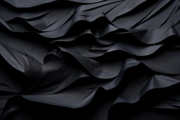 Fondo de textura de papel negro de pucker