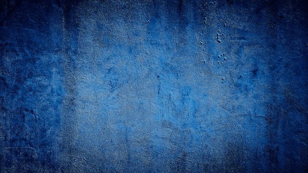Fondo de textura de pared de hormigón de cemento abstracto oscuro azul viejo