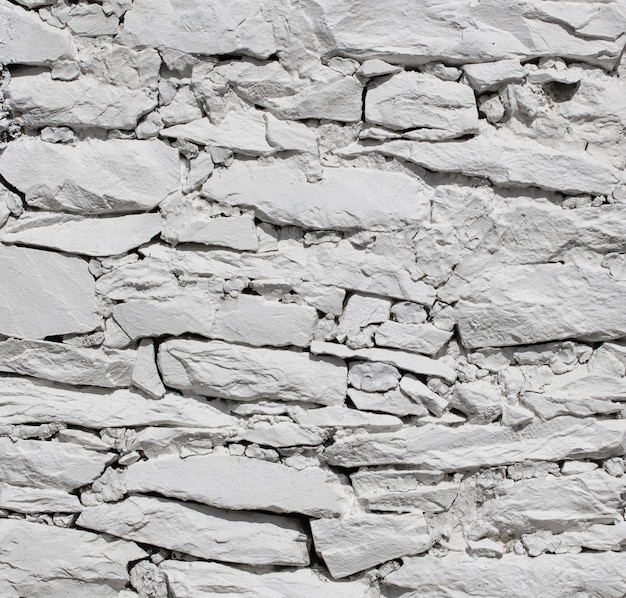 Fondo de textura de pared de piedra blanca