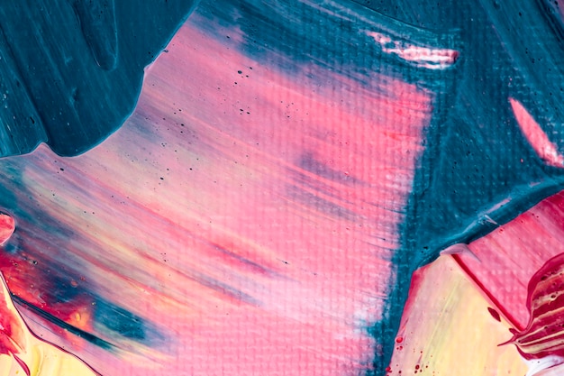 Foto gratuita fondo con textura de pintura acrílica en arte creativo de estilo abstracto rosa