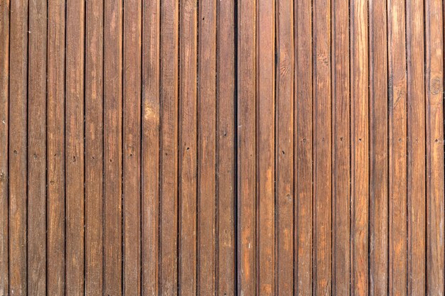 Fondo y textura de la tabla de madera marrón.