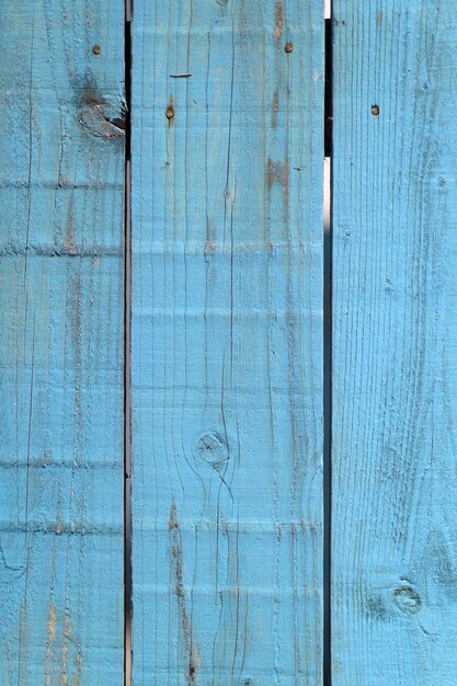Fondo de textura de valla de madera azul