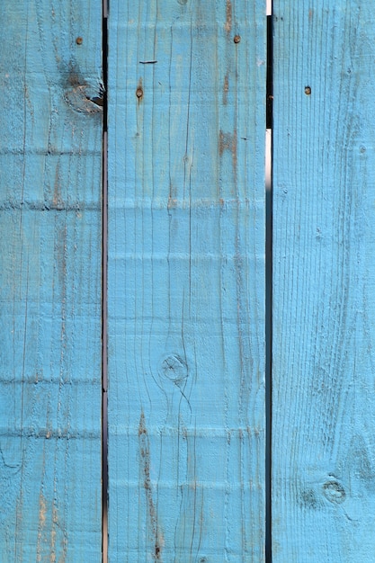 Fondo de textura de valla de madera azul