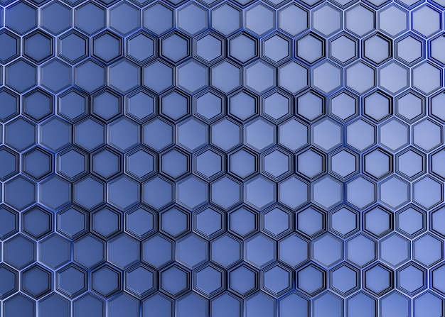 Fondo texturizado hexagonal para redes