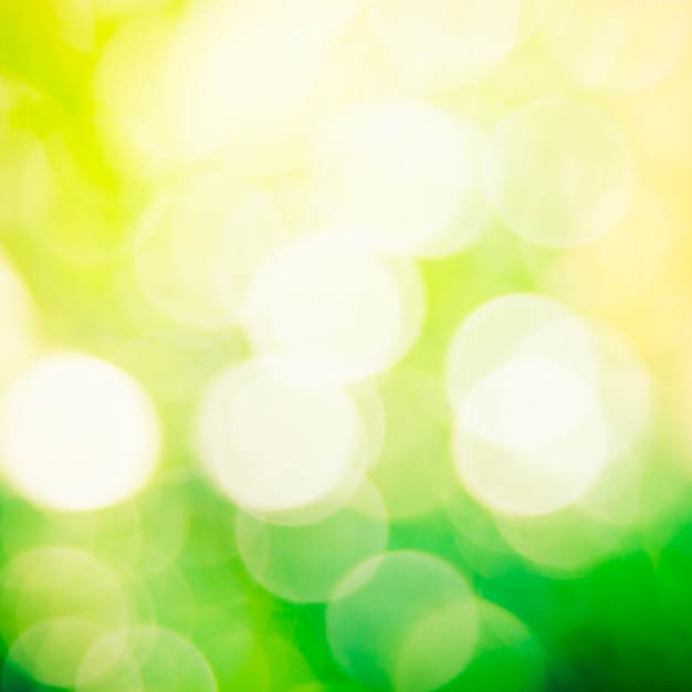 Fondo verde abstracto del bokeh