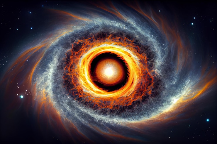 Foto gratuito fondos estrella galaxia naturaleza astronomía resumen explosión generativa ai