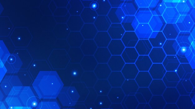 Fondos hexadecimales brillantes para redes