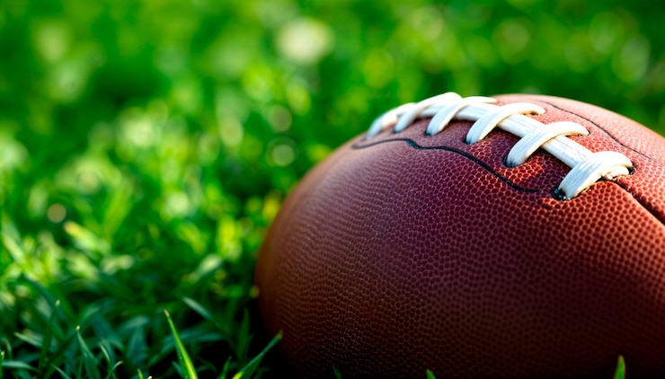 Photo Gratis football on grass