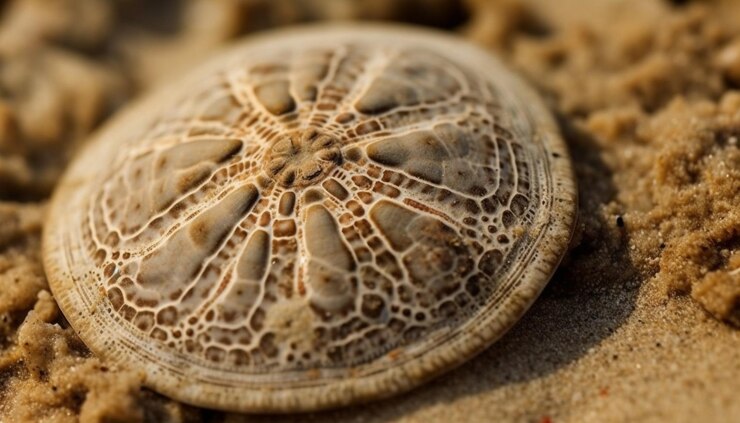 Foto gratuito formas de conchas tropicales en un impresionante fondo submarino generado por ia