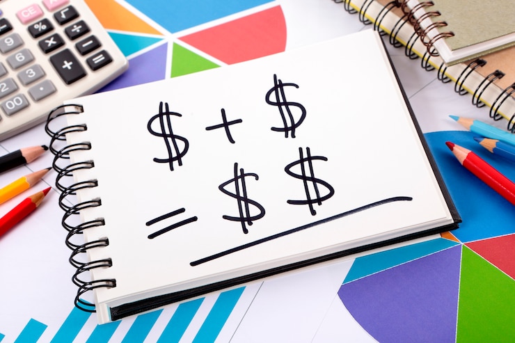 Foto gratuito fórmula de ahorro simples