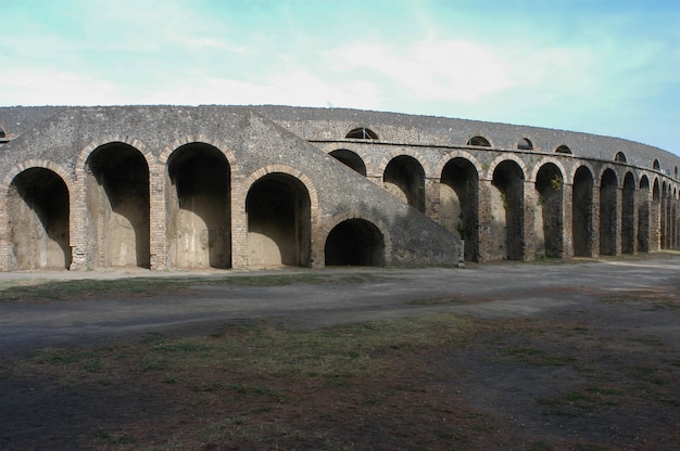 El foro, pompeya, italia